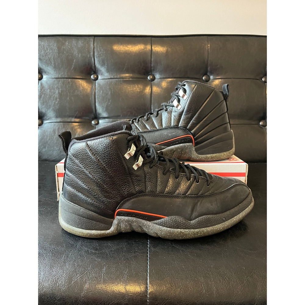 Air Jordan 12 Retro Utility Grind Black‎ Crimson
